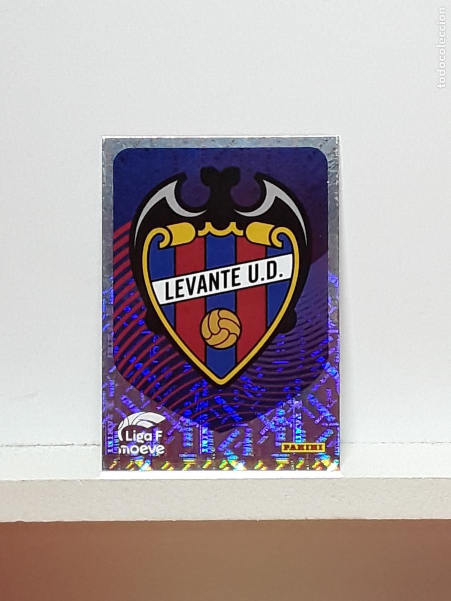 Cromos de F&uacute;tbol: LIGA FEMENINA 2025 2026 F 25 26 ALBUM PANINI LIGA N 222 LEVANTE ESCUDO LOGO