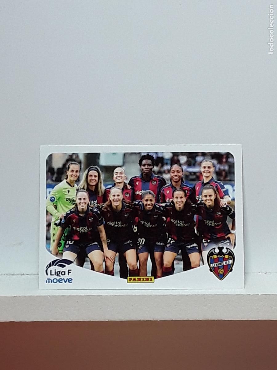 Cromos de F&uacute;tbol: LIGA FEMENINA 2025 2026 F 25 26 ALBUM PANINI LIGA N 223 LEVANTE ALINEACION EQUIPO