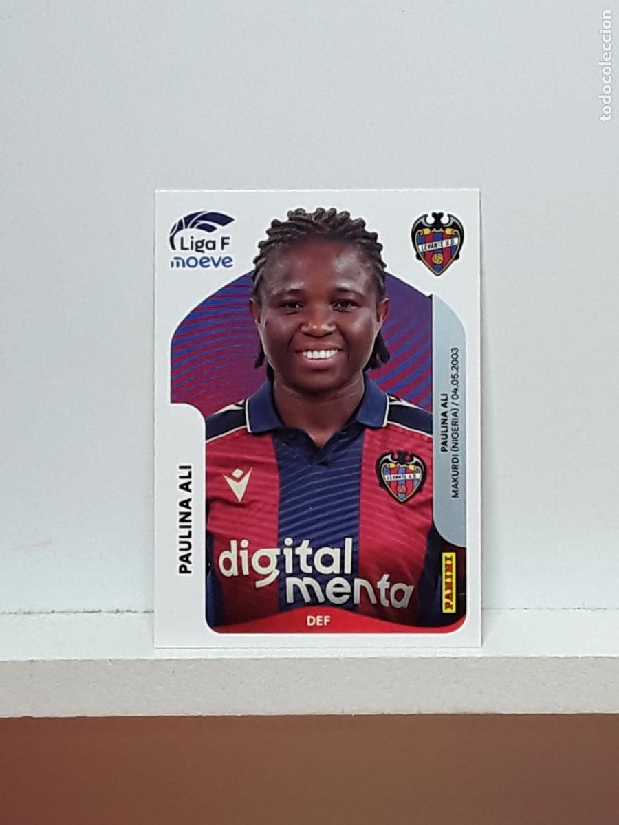 Cromos de F&uacute;tbol: LIGA FEMENINA 2025 2026 F 25 26 ALBUM PANINI LIGA N 228A 228 A LEVANTE PAULINA ALI