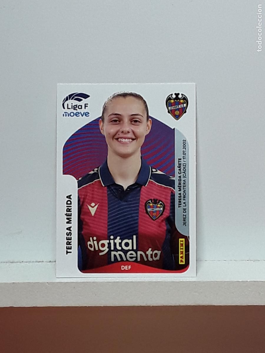 Cromos de F&uacute;tbol: LIGA FEMENINA 2025 2026 F 25 26 ALBUM PANINI LIGA N 230 LEVANTE TERESA MERIDA