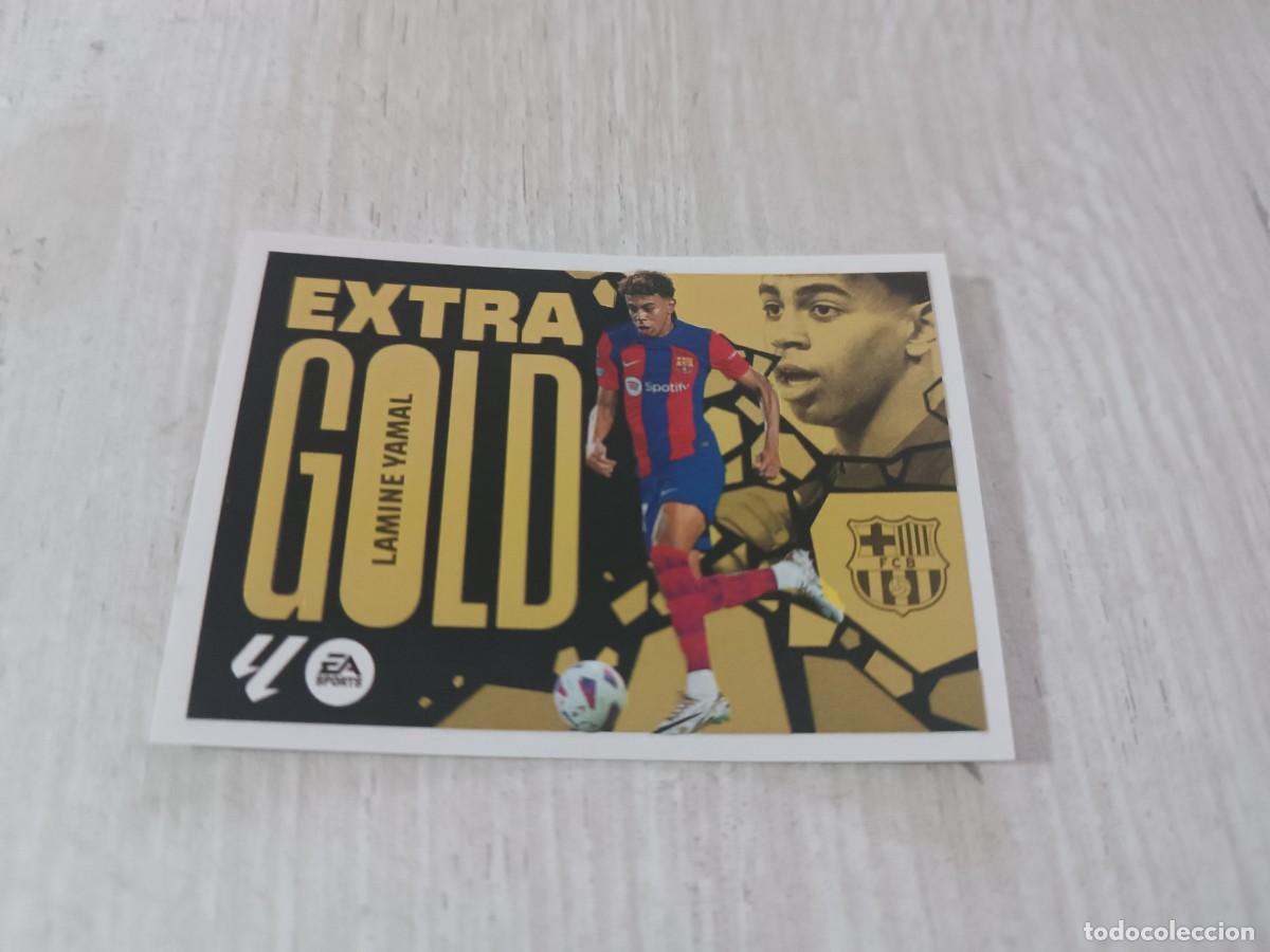 Cromos de F&uacute;tbol: LAMINE YAMAL EXTRA GOLD LIGA ESTE 24 25 2024 2025