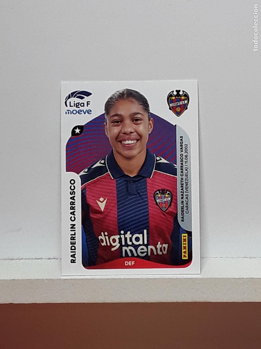 Cromos de F&uacute;tbol: LIGA FEMENINA 2025 2026 F 25 26 ALBUM PANINI LIGA N 232 LEVANTE RAIDERLIN CARRASCO