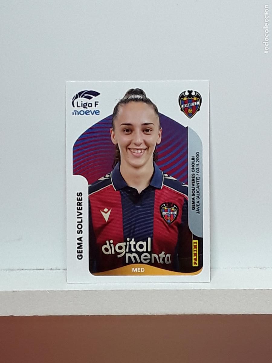 Cromos de F&uacute;tbol: LIGA FEMENINA 2025 2026 F 25 26 ALBUM PANINI LIGA N 235A 235 A LEVANTE GEMA SOLIVERES