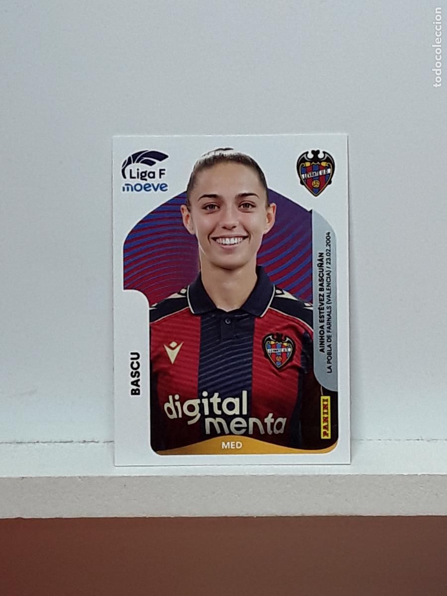 Cromos de F&uacute;tbol: LIGA FEMENINA 2025 2026 F 25 26 ALBUM PANINI LIGA N 235B 235 B LEVANTE BASCU