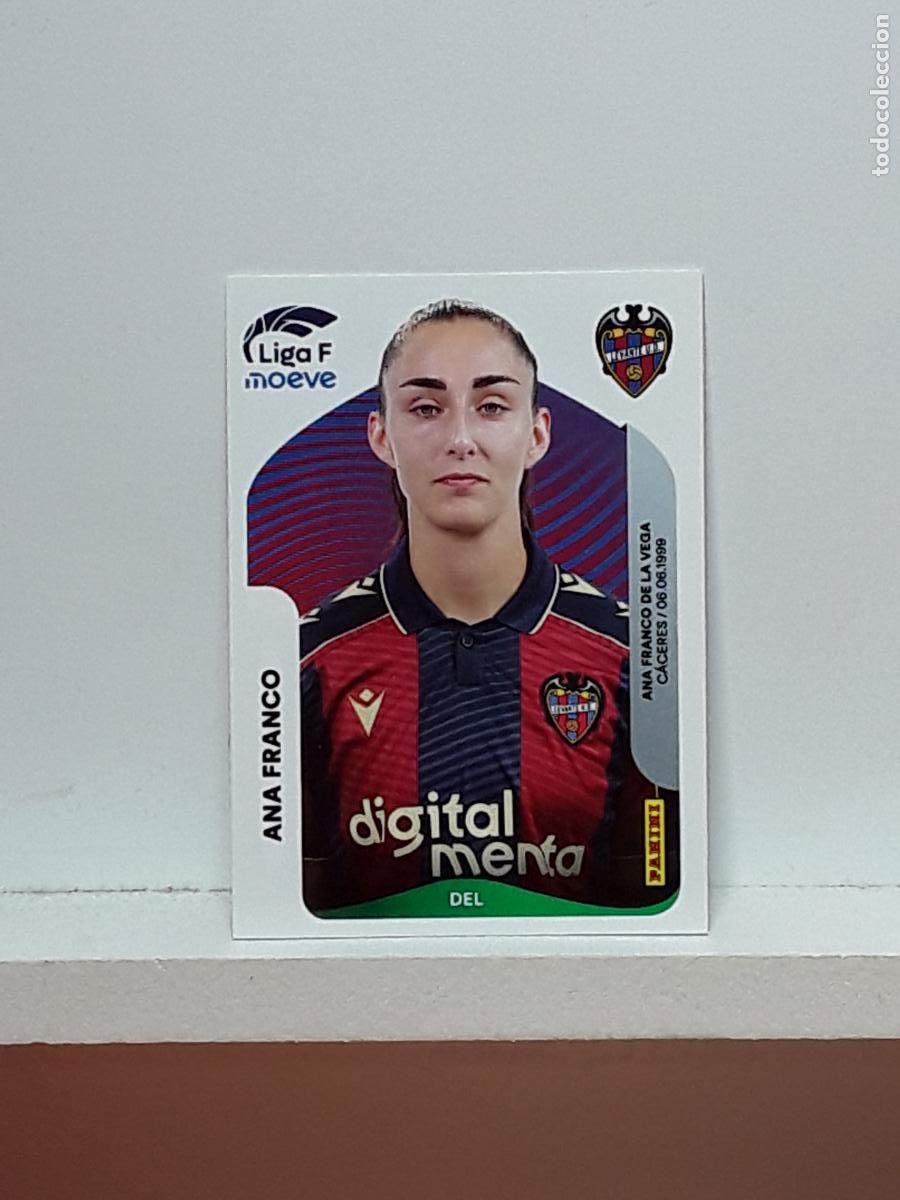 Cromos de F&uacute;tbol: LIGA FEMENINA 2025 2026 F 25 26 ALBUM PANINI LIGA N 238 LEVANTE ANA FRANCO