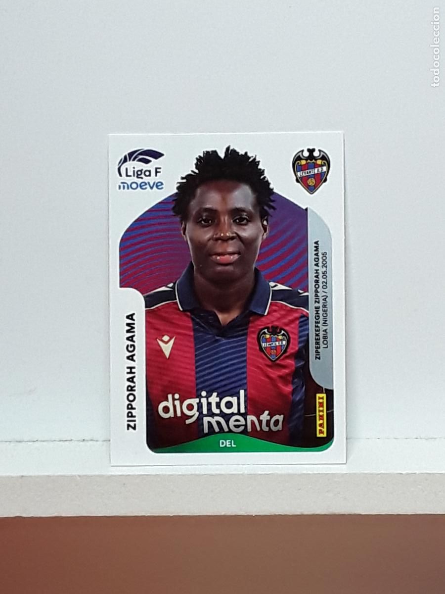 Cromos de F&uacute;tbol: LIGA FEMENINA 2025 2026 F 25 26 ALBUM PANINI LIGA N 239 LEVANTE ZIPPORAH AGAMA