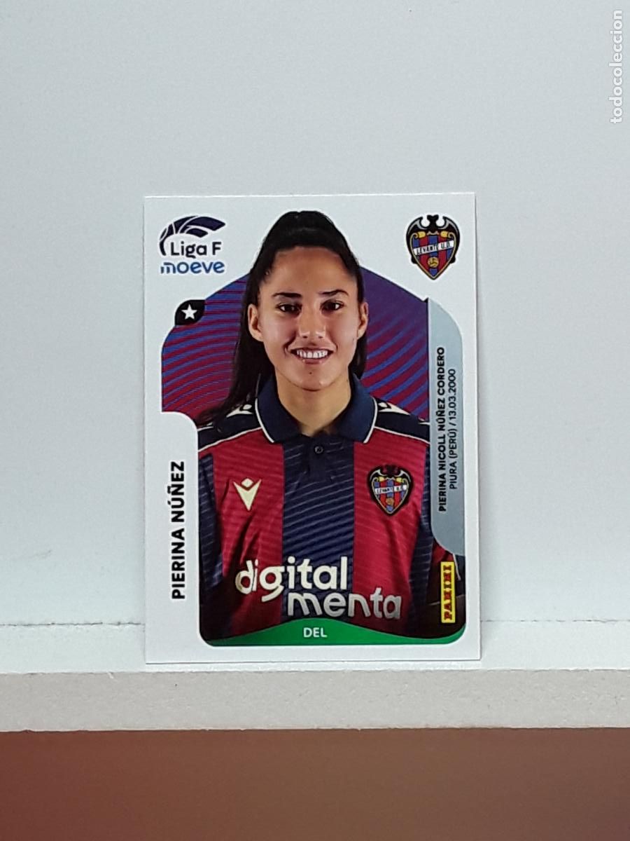 Cromos de F&uacute;tbol: LIGA FEMENINA 2025 2026 F 25 26 ALBUM PANINI LIGA N 240 LEVANTE PIERINA NU&Ntilde;EZ