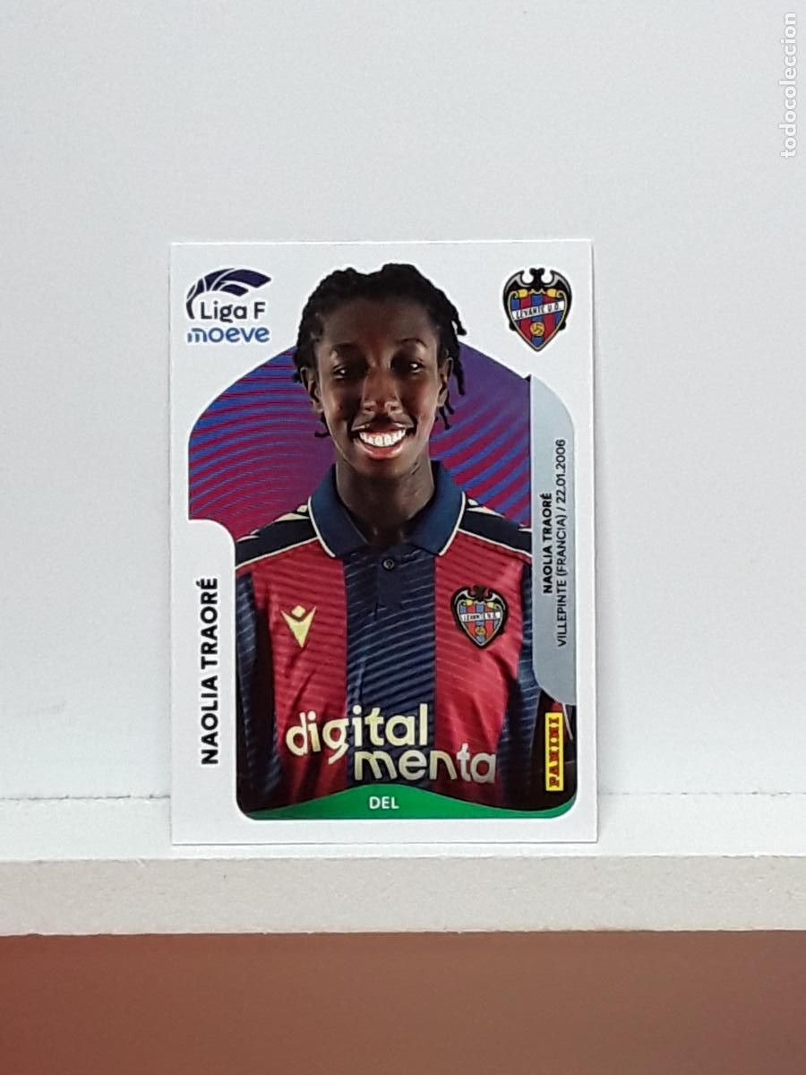 Cromos de F&uacute;tbol: LIGA FEMENINA 2025 2026 F 25 26 ALBUM PANINI LIGA N 241 LEVANTE NAOLIA TRAORE