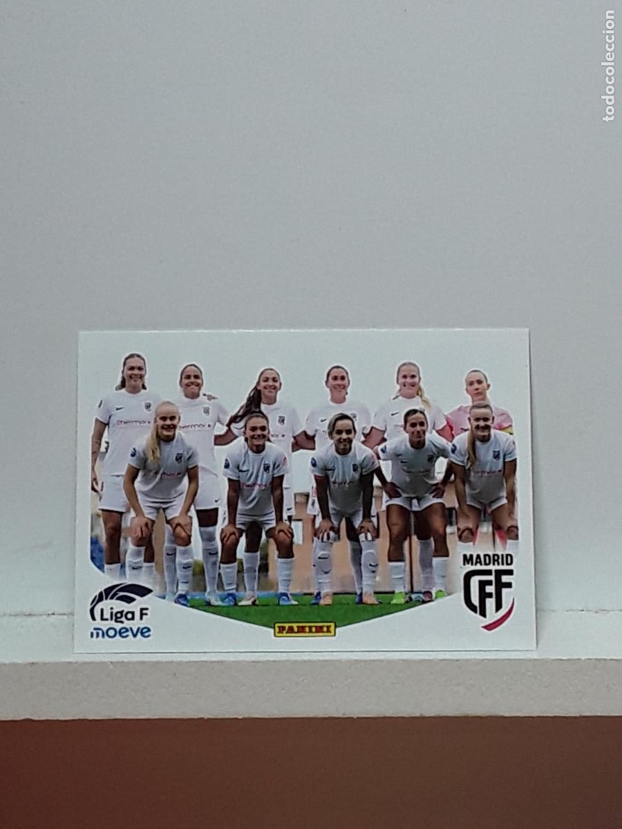 Cromos de F&uacute;tbol: LIGA FEMENINA 2025 2026 F 25 26 ALBUM PANINI LIGA N 243 MADRID ALINEACION EQUIPO