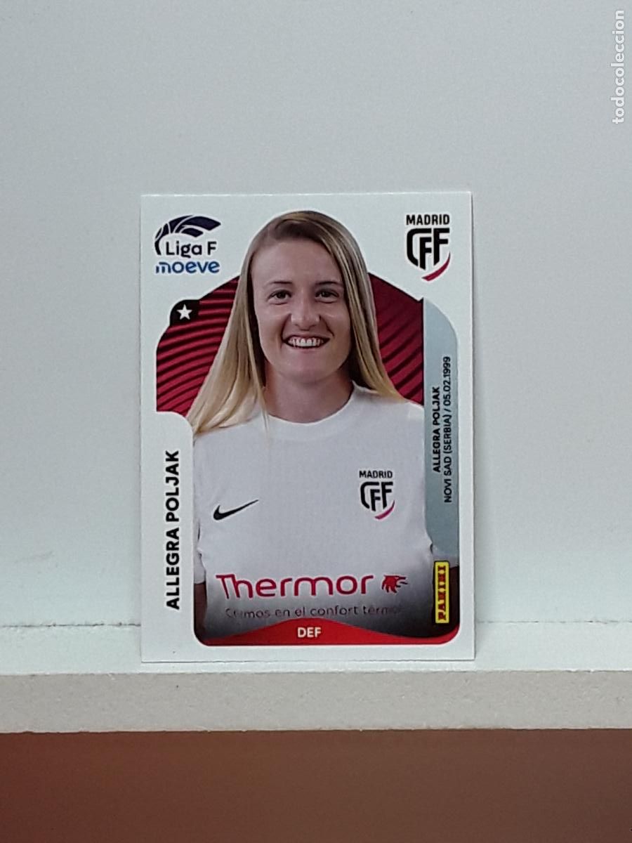 Cromos de F&uacute;tbol: LIGA FEMENINA 2025 2026 F 25 26 ALBUM PANINI LIGA N 246 MADRID ALLEGRA POLJAK