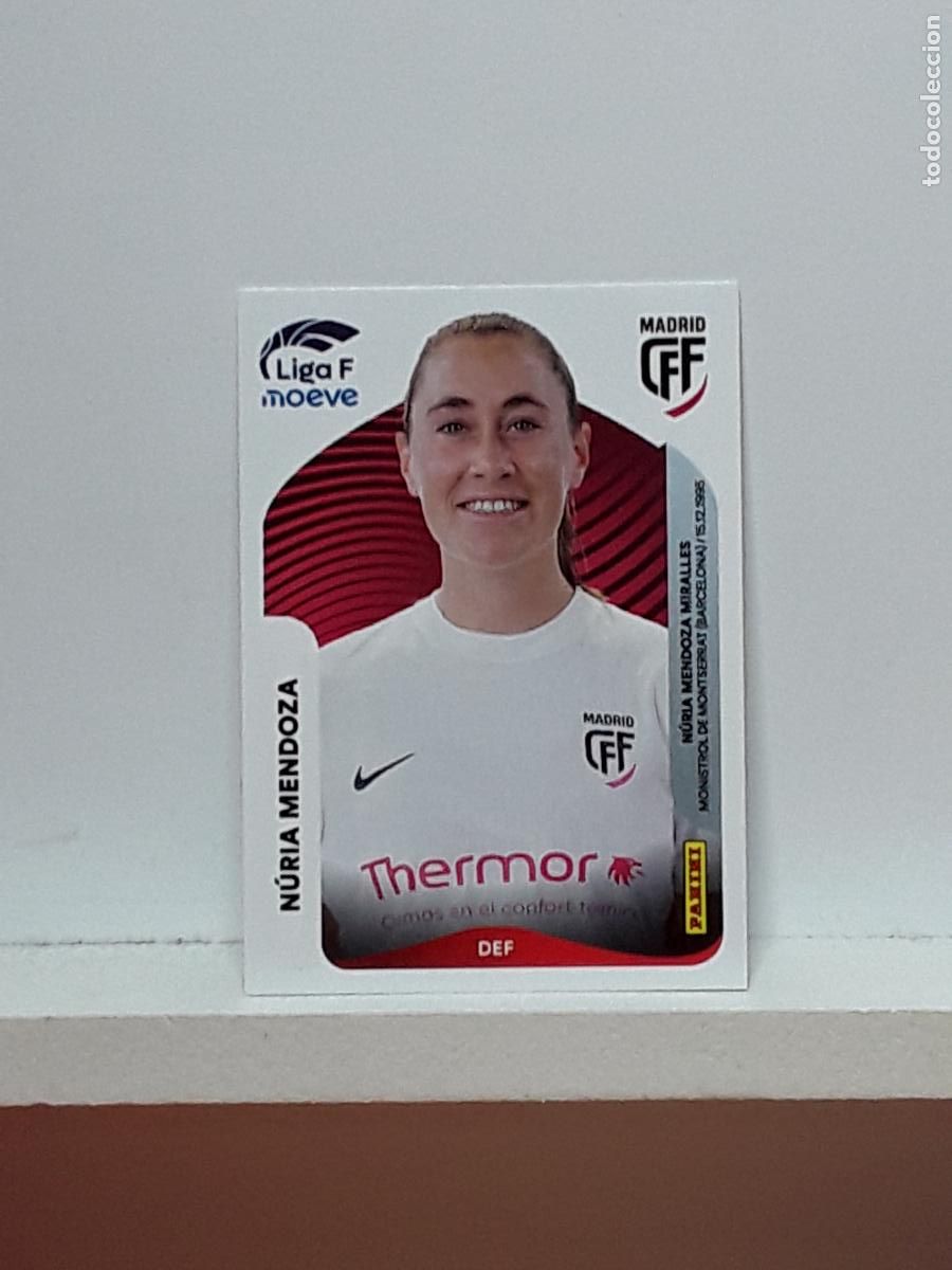 Cromos de F&uacute;tbol: LIGA FEMENINA 2025 2026 F 25 26 ALBUM PANINI LIGA N 248 MADRID NURIA MENDOZA
