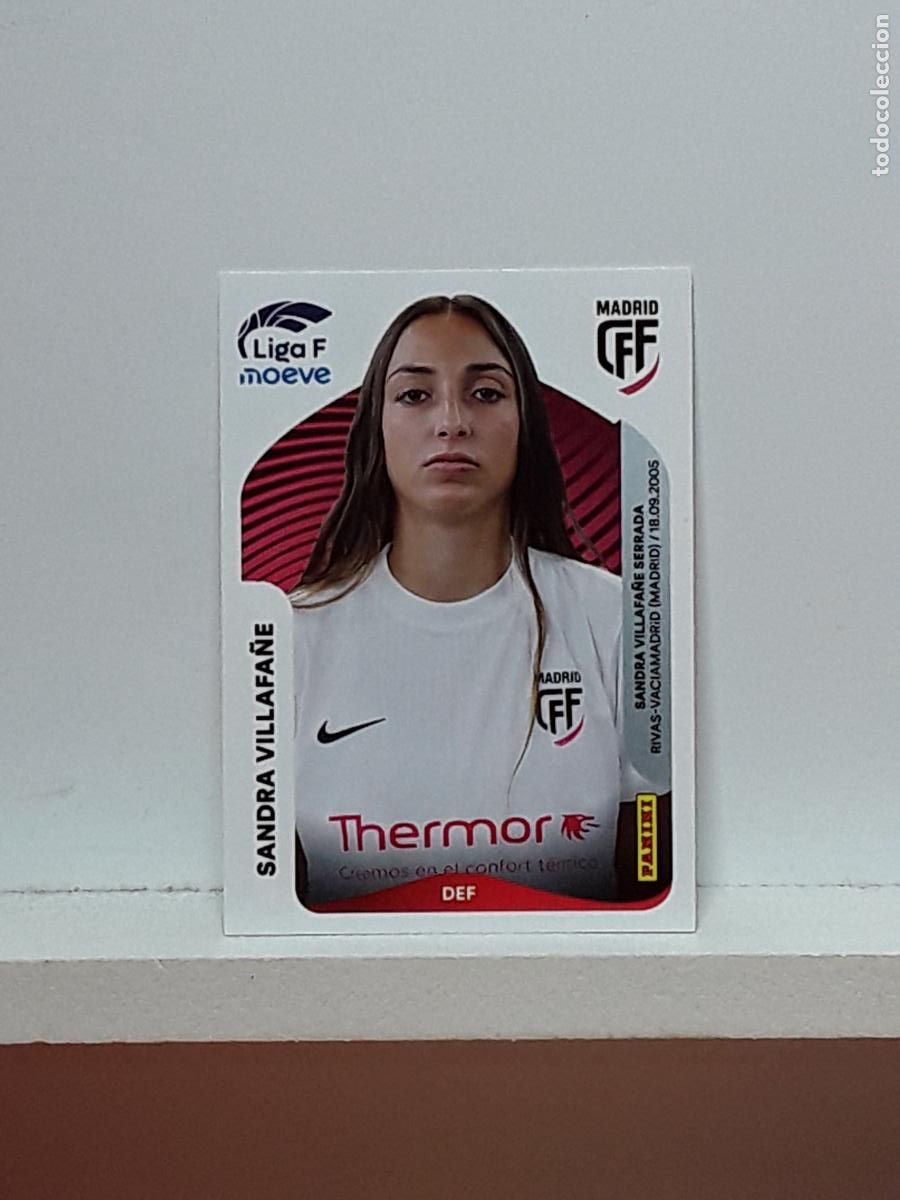 Cromos de F&uacute;tbol: LIGA FEMENINA 2025 2026 F 25 26 ALBUM PANINI LIGA N 249 MADRID SANDRA VILLAFA&Ntilde;E