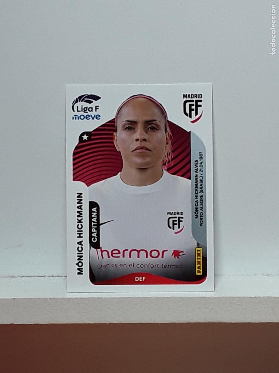 Cromos de F&uacute;tbol: LIGA FEMENINA 2025 2026 F 25 26 ALBUM PANINI LIGA N 250 MADRID MONICA HICKMANN