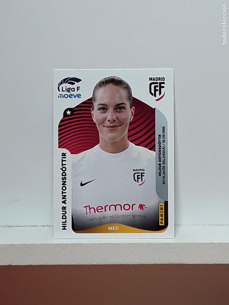 Cromos de F&uacute;tbol: LIGA FEMENINA 2025 2026 F 25 26 ALBUM PANINI LIGA N 251 MADRID HILDUR ANTONSDOTTIR