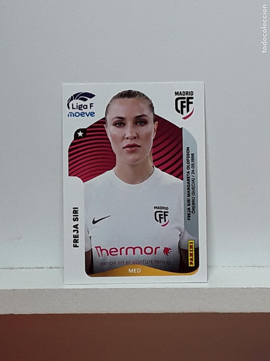 Cromos de F&uacute;tbol: LIGA FEMENINA 2025 2026 F 25 26 ALBUM PANINI LIGA N 252 MADRID FREJA SIRI
