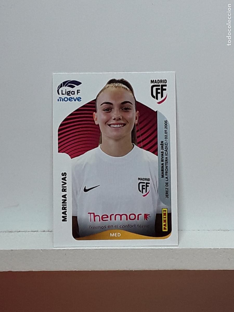 Cromos de F&uacute;tbol: LIGA FEMENINA 2025 2026 F 25 26 ALBUM PANINI LIGA N 253A 253 A MADRID MARINA RIVAS