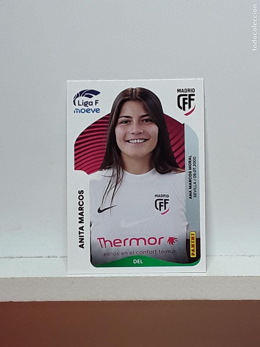 Cromos de F&uacute;tbol: LIGA FEMENINA 2025 2026 F 25 26 ALBUM PANINI LIGA N 258 MADRID ANITA MARCOS