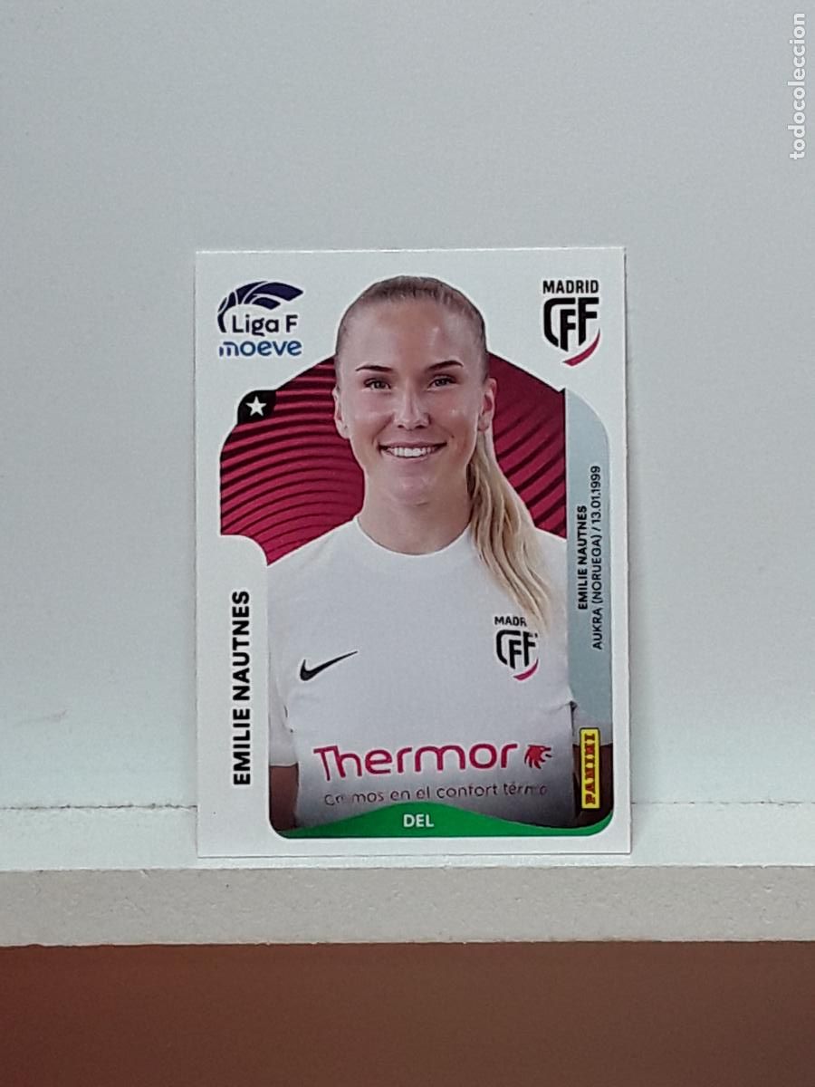 Cromos de F&uacute;tbol: LIGA FEMENINA 2025 2026 F 25 26 ALBUM PANINI LIGA N 260 MADRID EMILIE NAUTNES