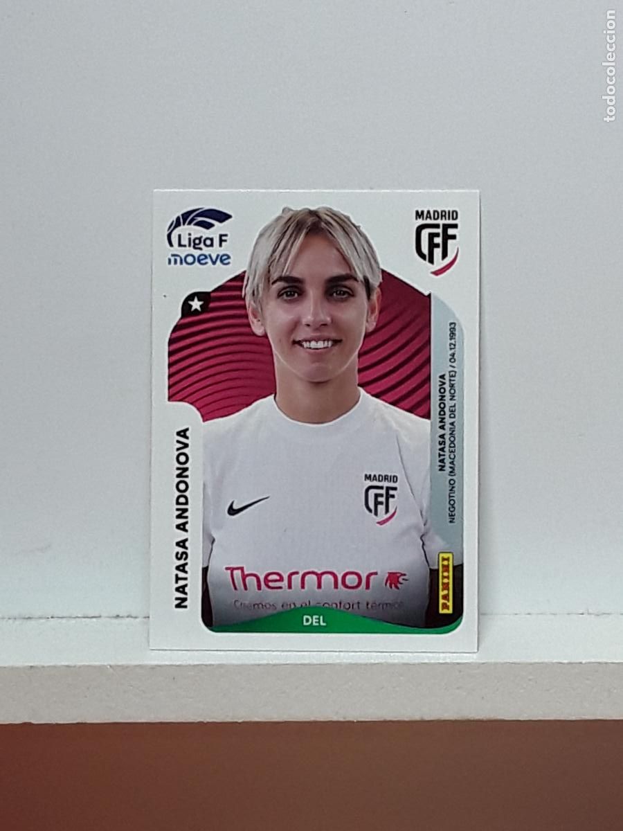 Cromos de F&uacute;tbol: LIGA FEMENINA 2025 2026 F 25 26 ALBUM PANINI LIGA N 261 MADRID NATASA ANDONOVA
