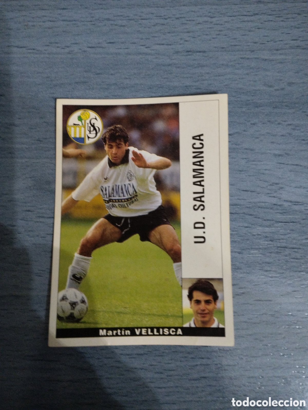 Cromos de F&uacute;tbol: Cromo Panini liga 95 96 vellisca salamanca sin pegar