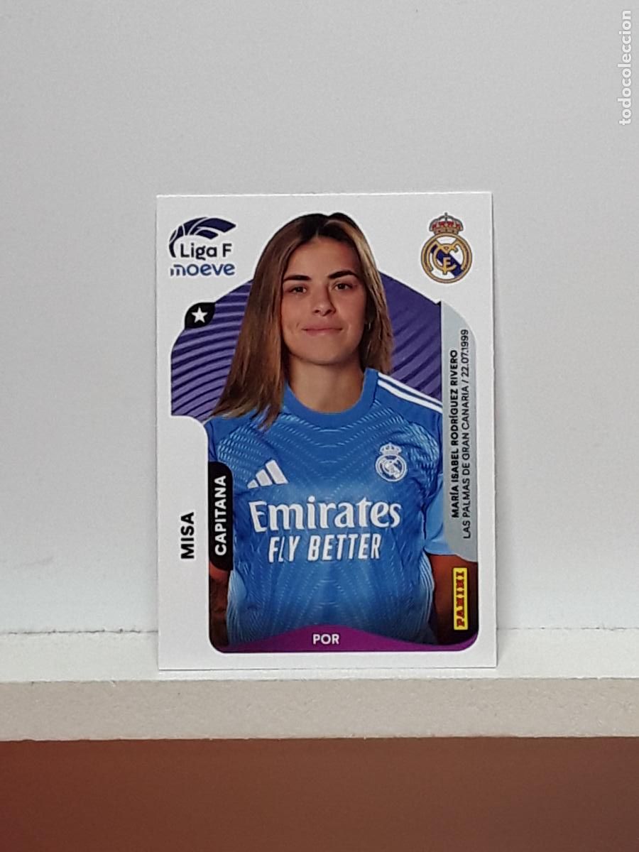 Cromos de F&uacute;tbol: LIGA FEMENINA 2025 2026 F 25 26 ALBUM PANINI LIGA N 265 REAL MADRID MISA