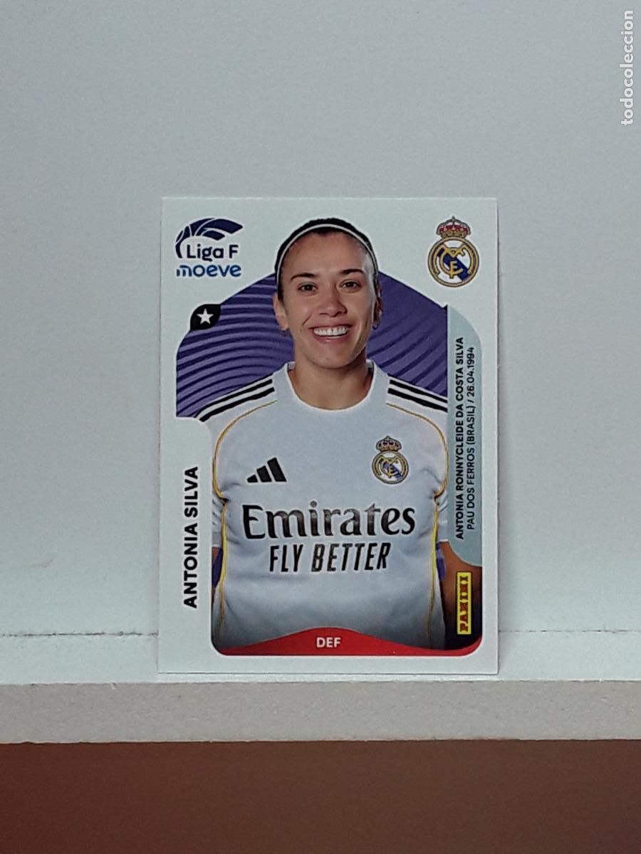 Cromos de F&uacute;tbol: LIGA FEMENINA 2025 2026 F 25 26 ALBUM PANINI LIGA N 266B 266 B REAL MADRID ANTONIA SILVA