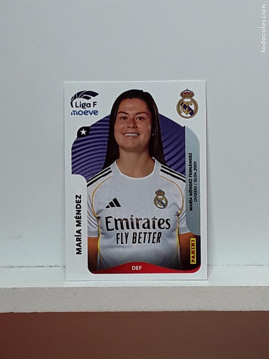 Cromos de F&uacute;tbol: LIGA FEMENINA 2025 2026 F 25 26 ALBUM PANINI LIGA N 268 REAL MADRID MARIA MENDEZ