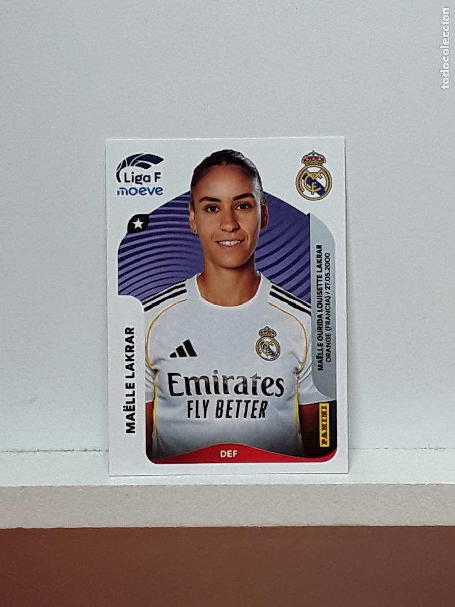 Cromos de F&uacute;tbol: LIGA FEMENINA 2025 2026 F 25 26 ALBUM PANINI LIGA N 269 REAL MADRID MAELLE LAKRAR