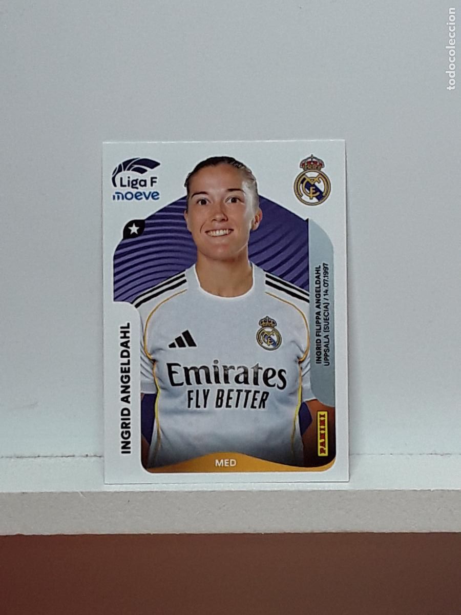 Figurine di Calcio: LIGA FEMENINA 2025 2026 F 25 26 ALBUM PANINI LIGA N 273 REAL MADRID INGRID ANGELDAHL