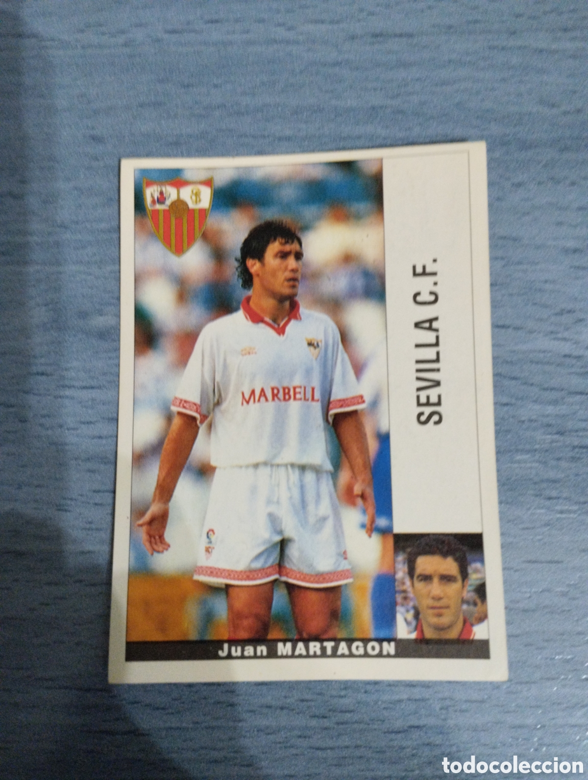 Figurine di Calcio: Cromo Panini liga 95 96 Martag&oacute;n Sevilla sin pegar