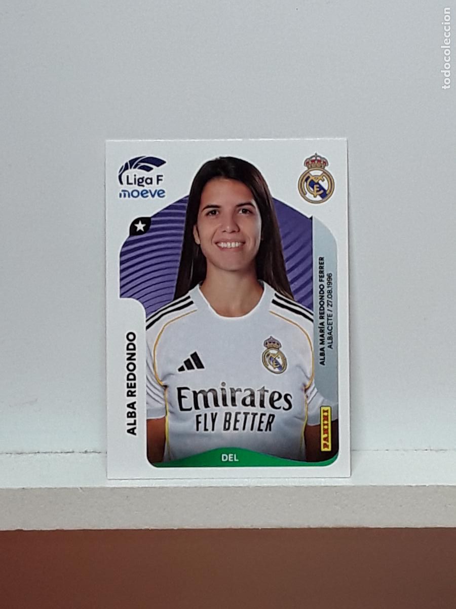 Cromos de F&uacute;tbol: LIGA FEMENINA 2025 2026 F 25 26 ALBUM PANINI LIGA N 279A 279 A REAL MADRID ALBA REDONDO