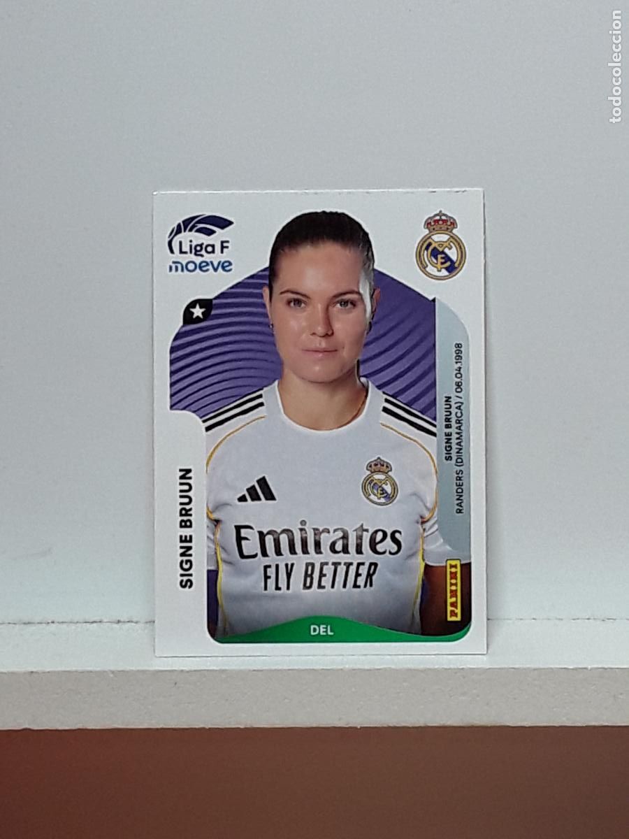Cromos de F&uacute;tbol: LIGA FEMENINA 2025 2026 F 25 26 ALBUM PANINI LIGA N 281 REAL MADRID SIGNE BRUUN