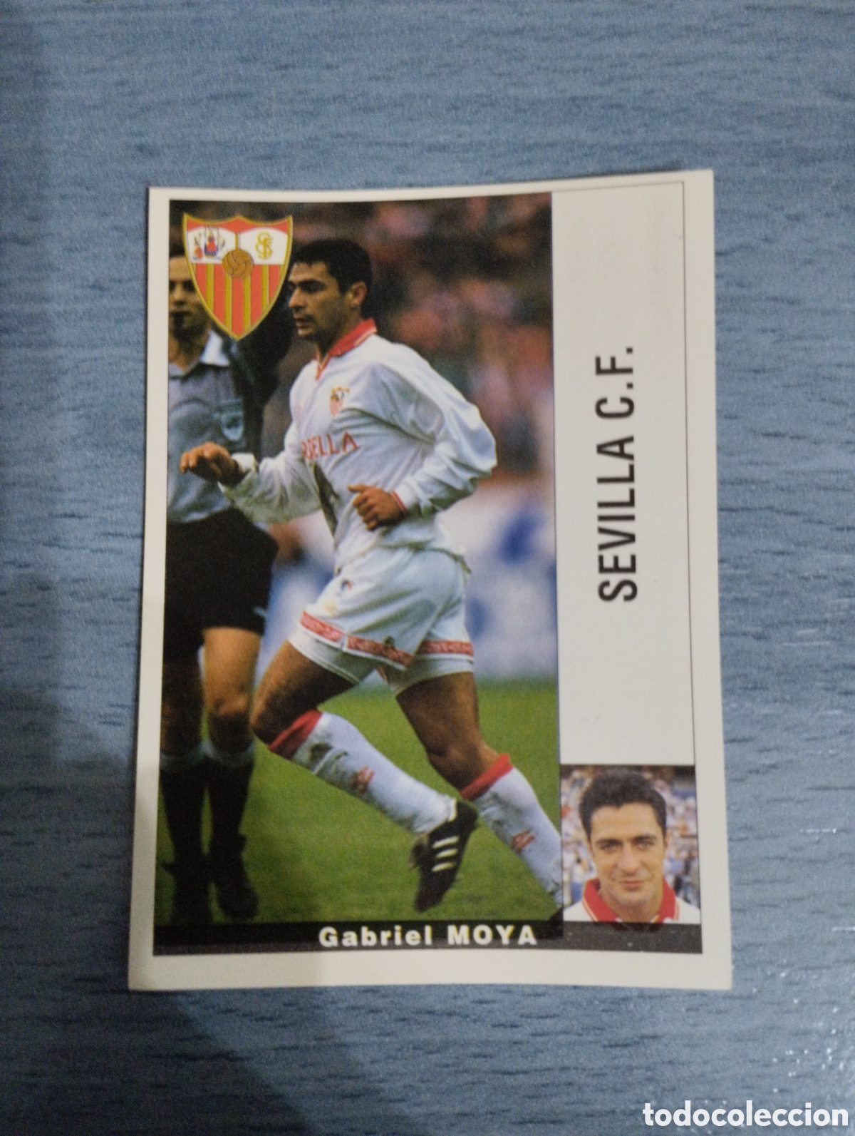 Cromos de F&uacute;tbol: Cromo Panini liga 95 96 moya Sevilla sin pegar