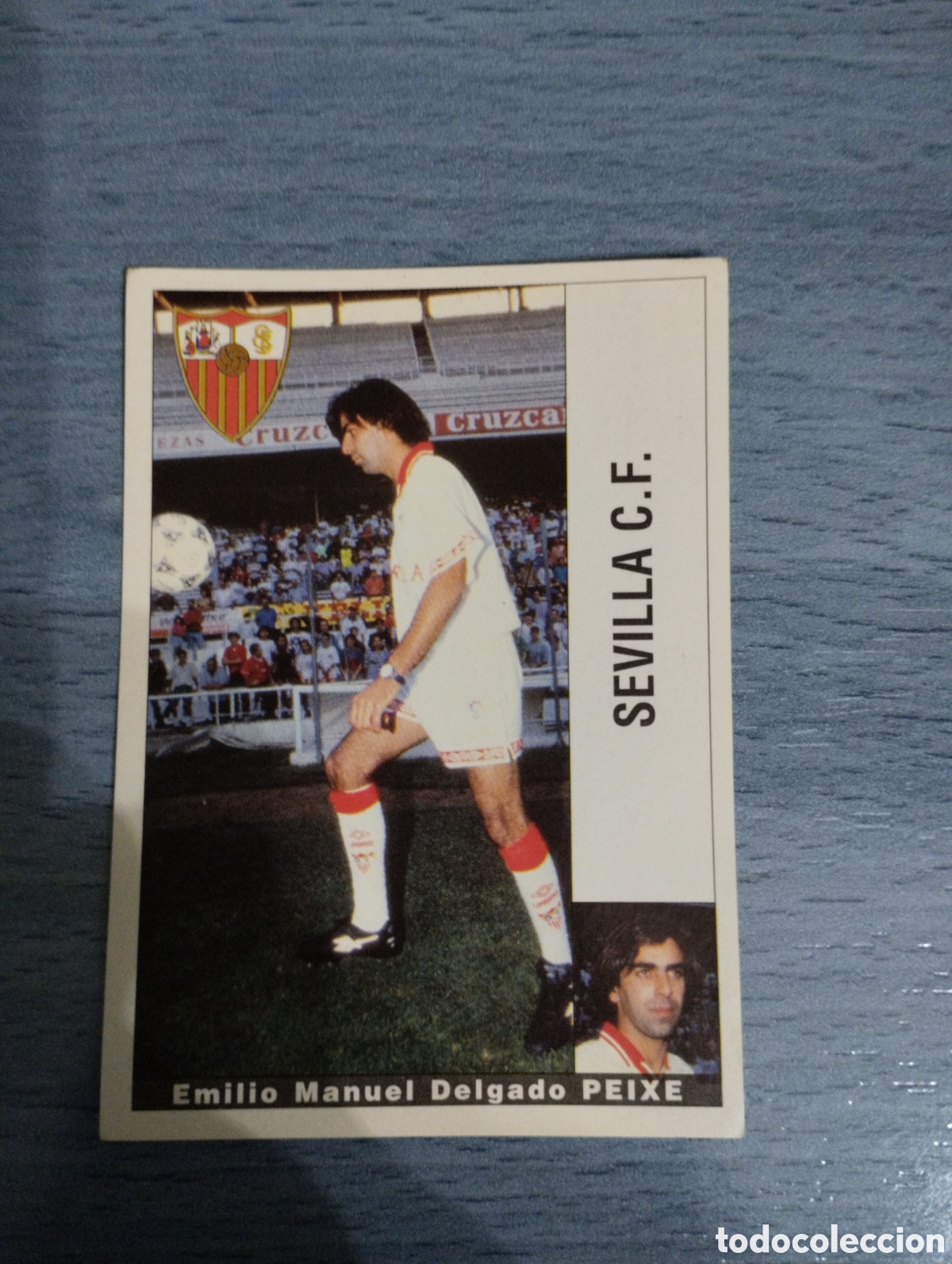 Cromos de F&uacute;tbol: Cromo Panini liga 95 96 peixe Sevilla sin pegar