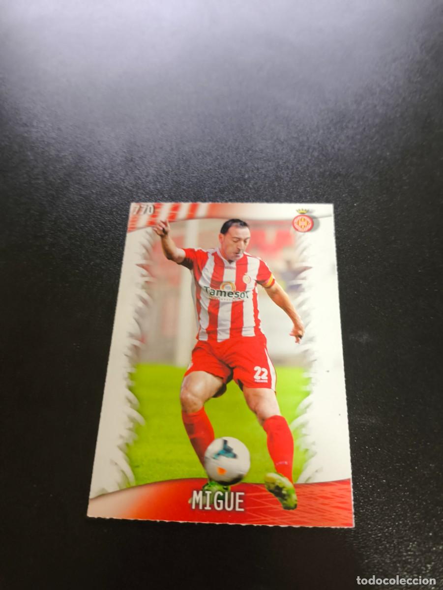 Cromos de F&uacute;tbol: 770 Migue GIRONA MUNDICROMO LIGA 2013 2014 13 14 PLATINUM NO PANINI ESTE