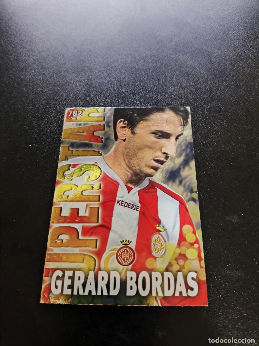 Cromos de F&uacute;tbol: 782 GERARD BORDAS SUPERSTAR LISO GIRONA MUNDICROMO LIGA 2013 2014 13 14 PLATINUM NO PANINI ESTE