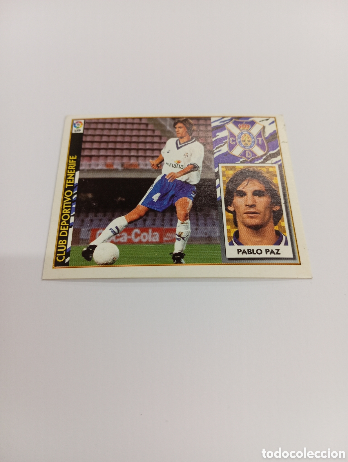 Cromos de F&uacute;tbol: PABLO PAZ Tenerife Liga Este 1997 1998 NUEVO SIN PEGAR 97 98