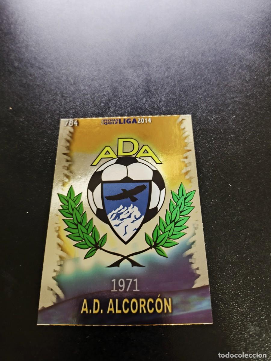 Cromos de F&uacute;tbol: 784 ESCUDO BRILLO LISO ALCORCON MUNDICROMO LIGA 2013 2014 13 14 PLATINUM NO PANINI ESTE