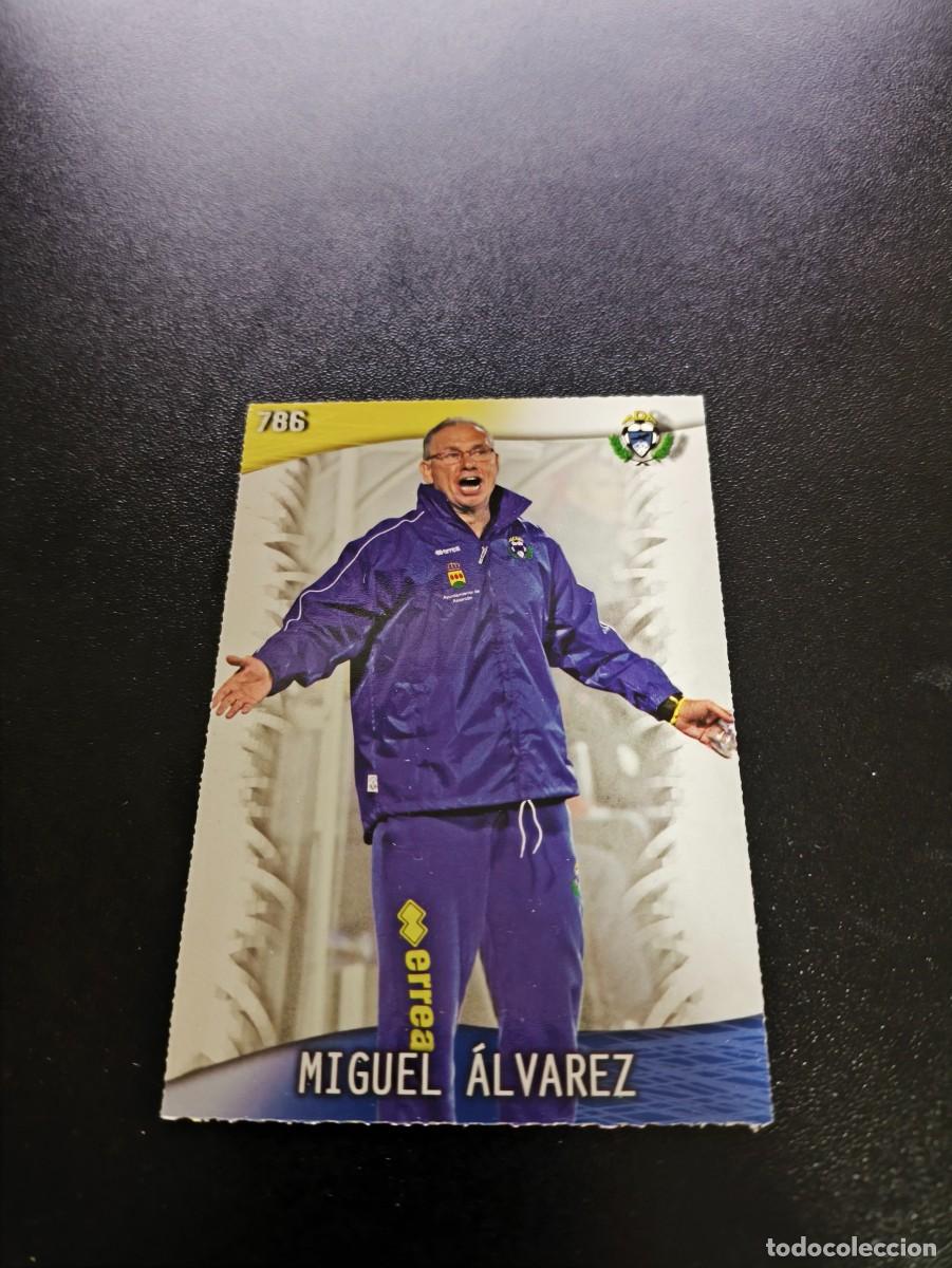 Cromos de F&uacute;tbol: 786 Miguel &Aacute;lvarez ALCORCON MUNDICROMO LIGA 2013 2014 13 14 PLATINUM NO PANINI ESTE