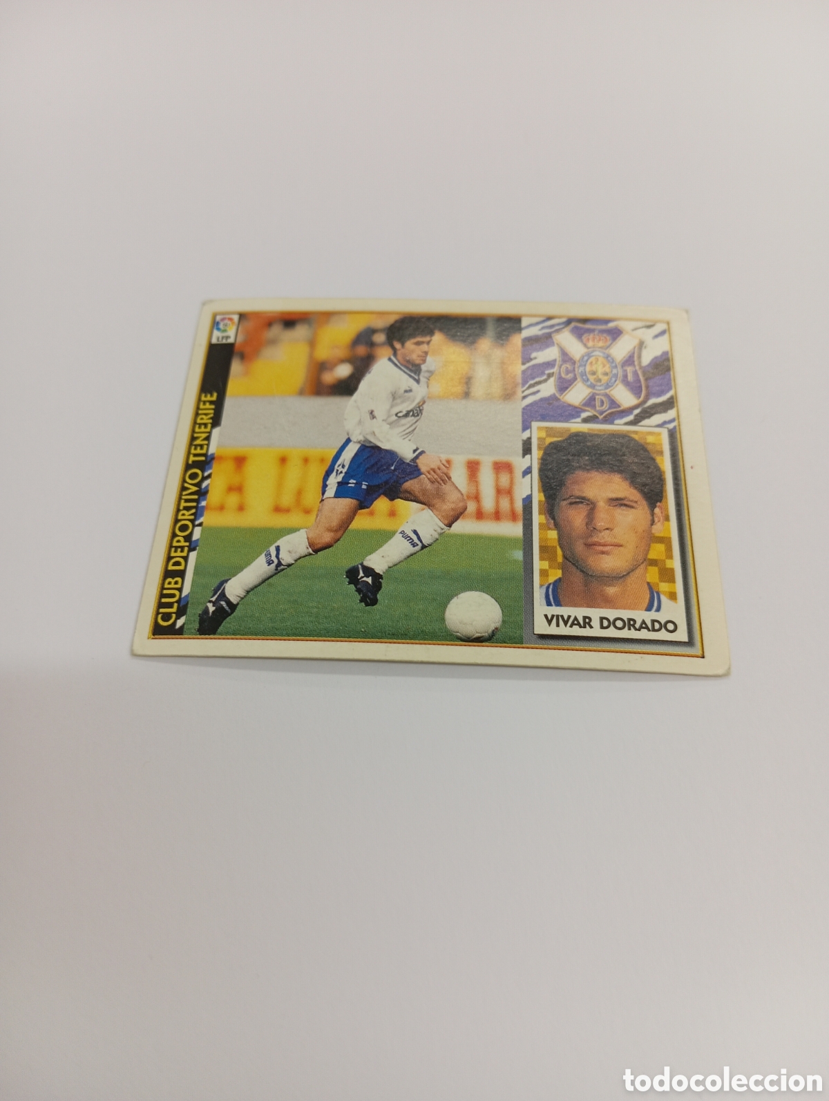Cromos de F&uacute;tbol: VIVAR DORADO Tenerife Liga Este 1997 1998 NUEVO SIN PEGAR 97 98