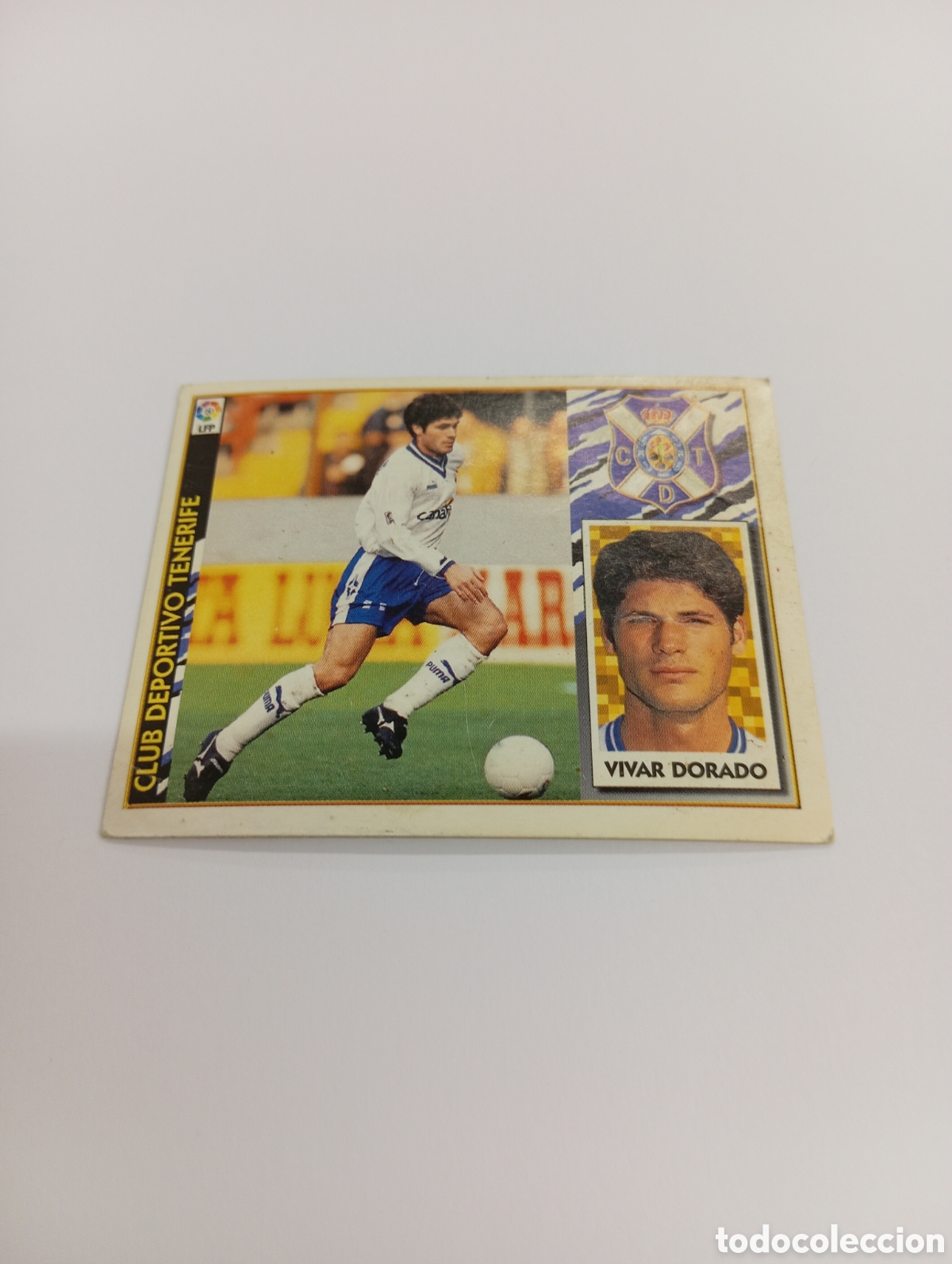 Cromos de F&uacute;tbol: VIVAR DORADO Tenerife Liga Este 1997 1998 NUEVO SIN PEGAR 97 98