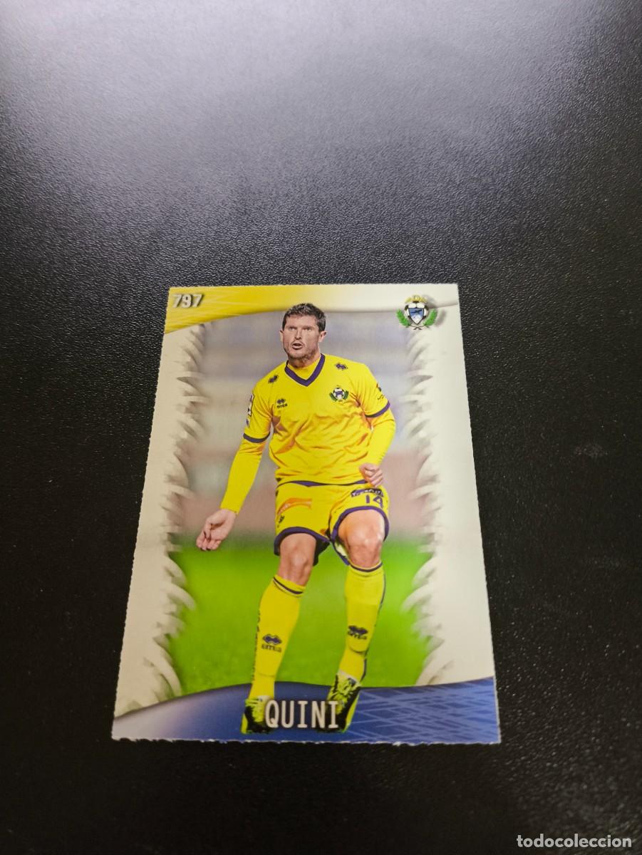 Cromos de F&uacute;tbol: 797 Quini ALCORCON MUNDICROMO LIGA 2013 2014 13 14 PLATINUM NO PANINI ESTE