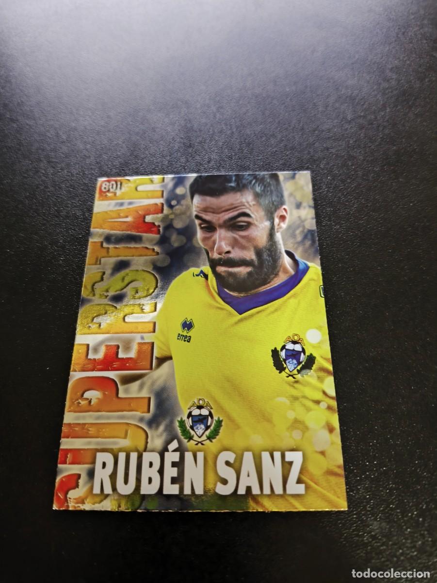 Cromos de F&uacute;tbol: 801 RUBEN SANZ SUPERSTAR LISO ALCORCON MUNDICROMO LIGA 2013 2014 13 14 PLATINUM NO PANINI ESTE