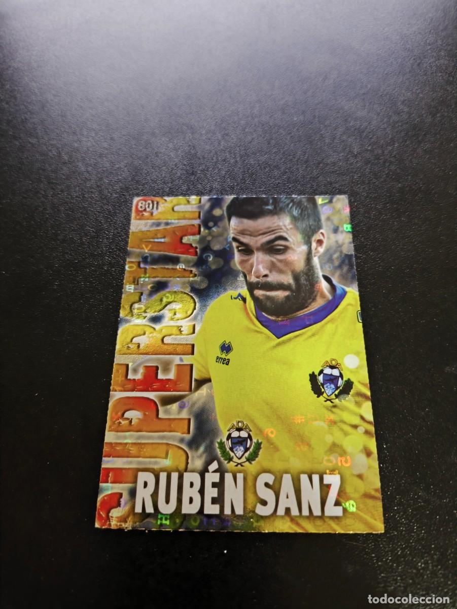 Cromos de F&uacute;tbol: 801 RUBEN SANZ SUPERSTAR LETRAS ALCORCON MUNDICROMO LIGA 2013 2014 13 14 PLATINUM NO PANINI ESTE