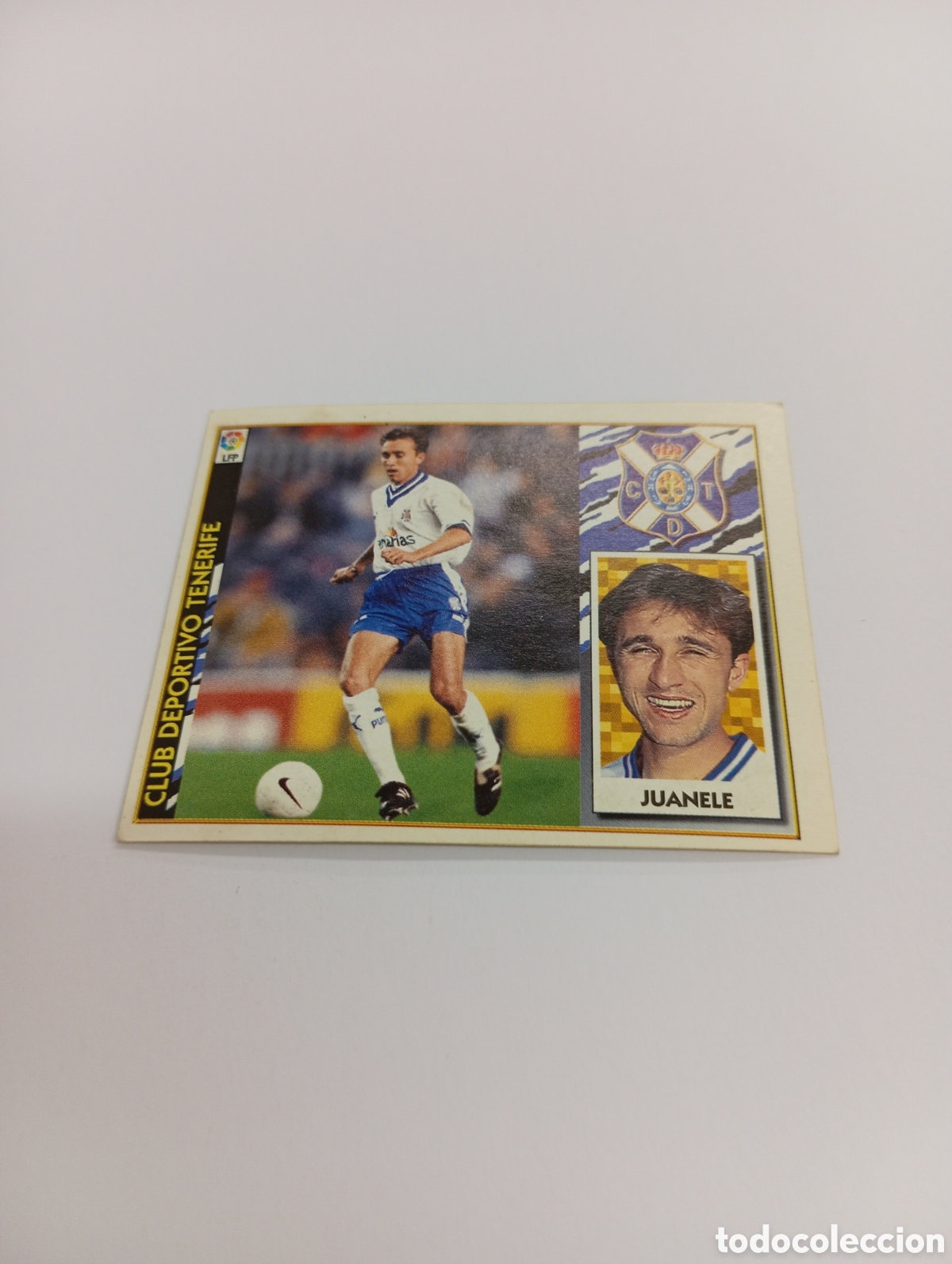 Cromos de F&uacute;tbol: JUANELE Tenerife Liga Este 1997 1998 NUEVO SIN PEGAR 97 98