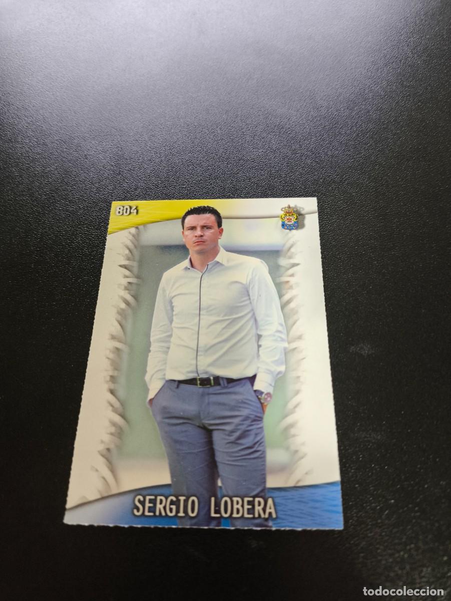 Cromos de F&uacute;tbol: 804 Sergio Lobera LAS PALMAS MUNDICROMO LIGA 2013 2014 13 14 PLATINUM NO PANINI ESTE