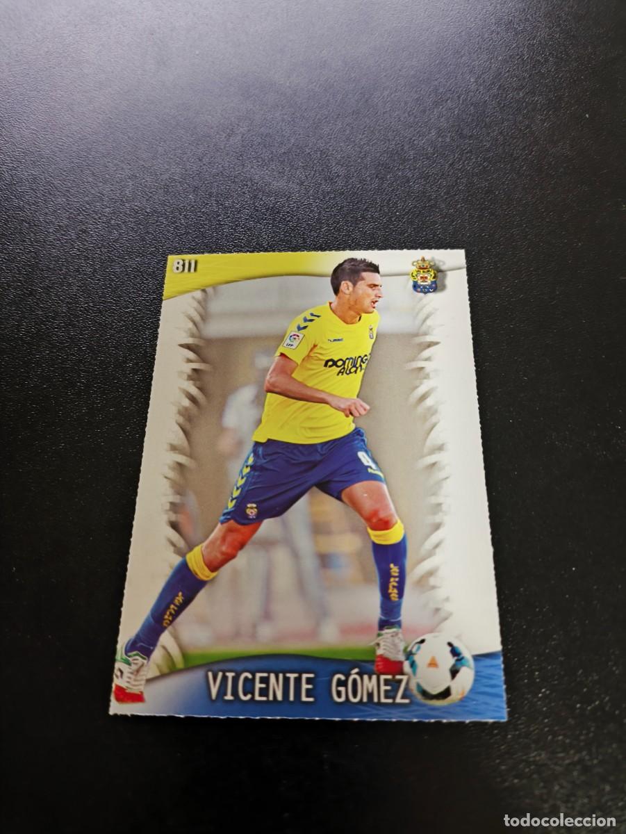 Cromos de F&uacute;tbol: 811 Vicente G&oacute;mez LAS PALMAS MUNDICROMO LIGA 2013 2014 13 14 PLATINUM NO PANINI ESTE