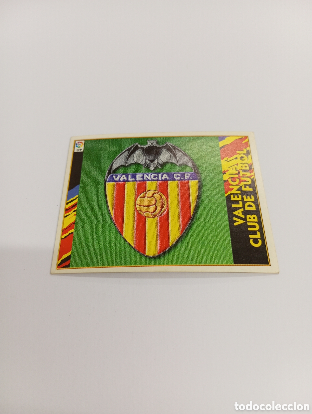 Cromos de F&uacute;tbol: ESCUDO Valencia Liga Este 1997 1998 NUEVO SIN PEGAR 97 98