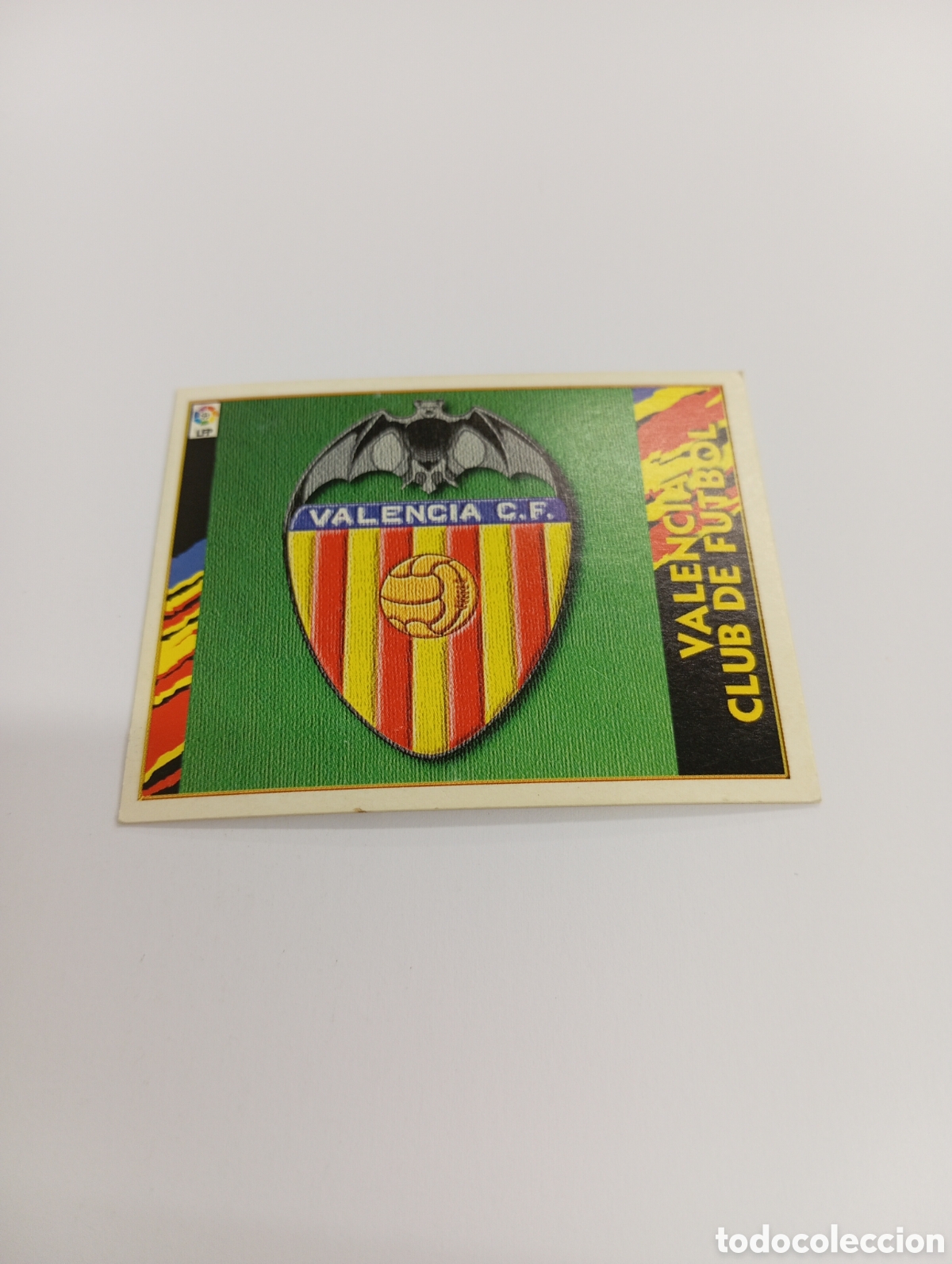 Cromos de F&uacute;tbol: ESCUDO Valencia Liga Este 1997 1998 NUEVO SIN PEGAR 97 98