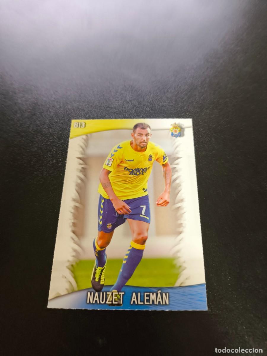 Cromos de F&uacute;tbol: 813 Nauzet Alem&aacute;n LAS PALMAS MUNDICROMO LIGA 2013 2014 13 14 PLATINUM NO PANINI ESTE